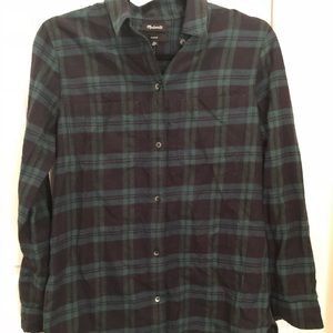 Madewell plaid women’s top